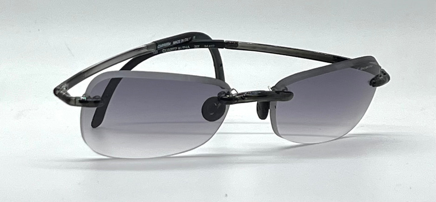 Carrera Quartz Alpha 29X Rimless VINTAGE Sunglasses Made Italy NOS/Unworn-54mm