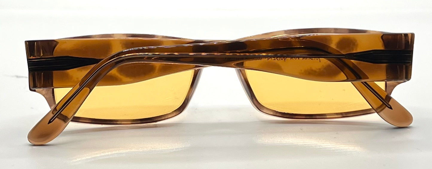 Johann Von Goisern MOD.537 Sunglasses w/New Solid-Amber Custom Lenses-Austria-NOS