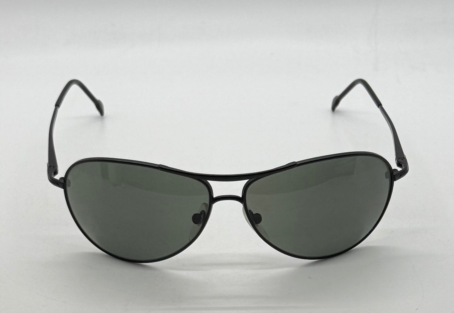 PERSOL 2256-S 594/58 Vintage Black Aviators w/ Polarized Lenses-Deadstock