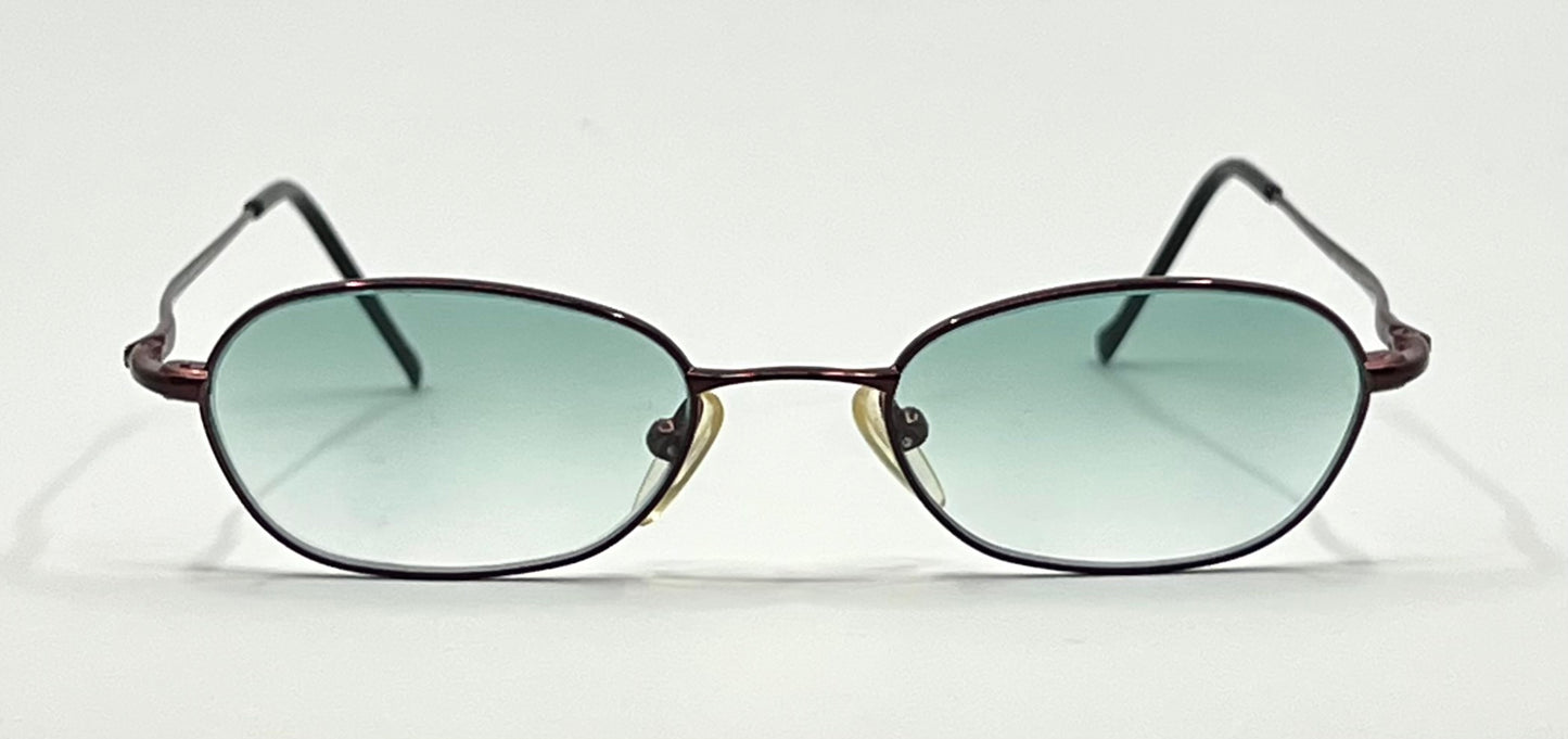 Gucci GG2647 7XG Y2K Vintage Sunglasses-New Custom Aqua Gradient Tinted Custom Lenses