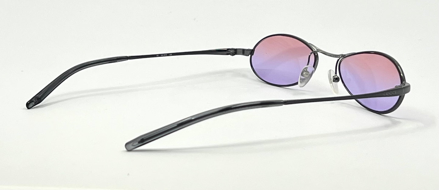 Gucci GG2678 628 Y2K Vintage Oval Sunglasses w/New Violet-Rose Gradient Custom Lenses