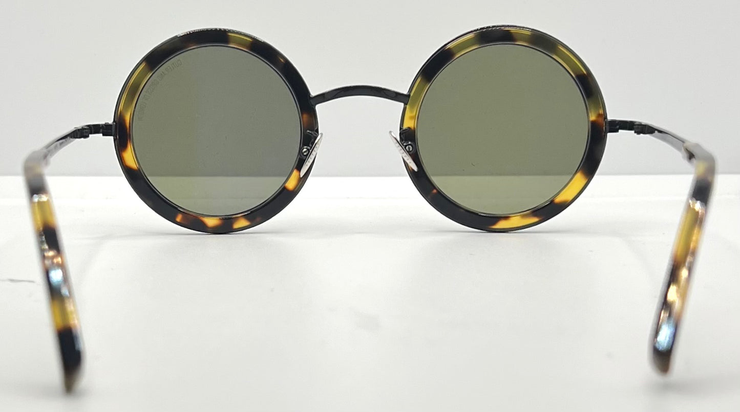 Cutler and Gross 1277 C03 Round Tortoise Sunglasses– New/Unworn-Full Kit-44mm