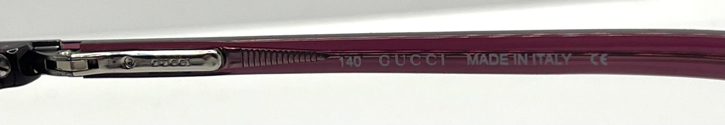 Gucci GG1182 6JT Burgundy Vintage Optical Frames – Deadstock – Made in Italy