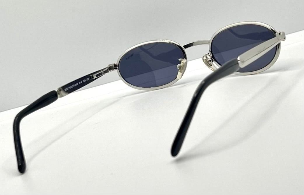 POLICE 2403 COL.579 Vintage Sunglasses-Spring Hinge-Oval 90s Style Deadstock