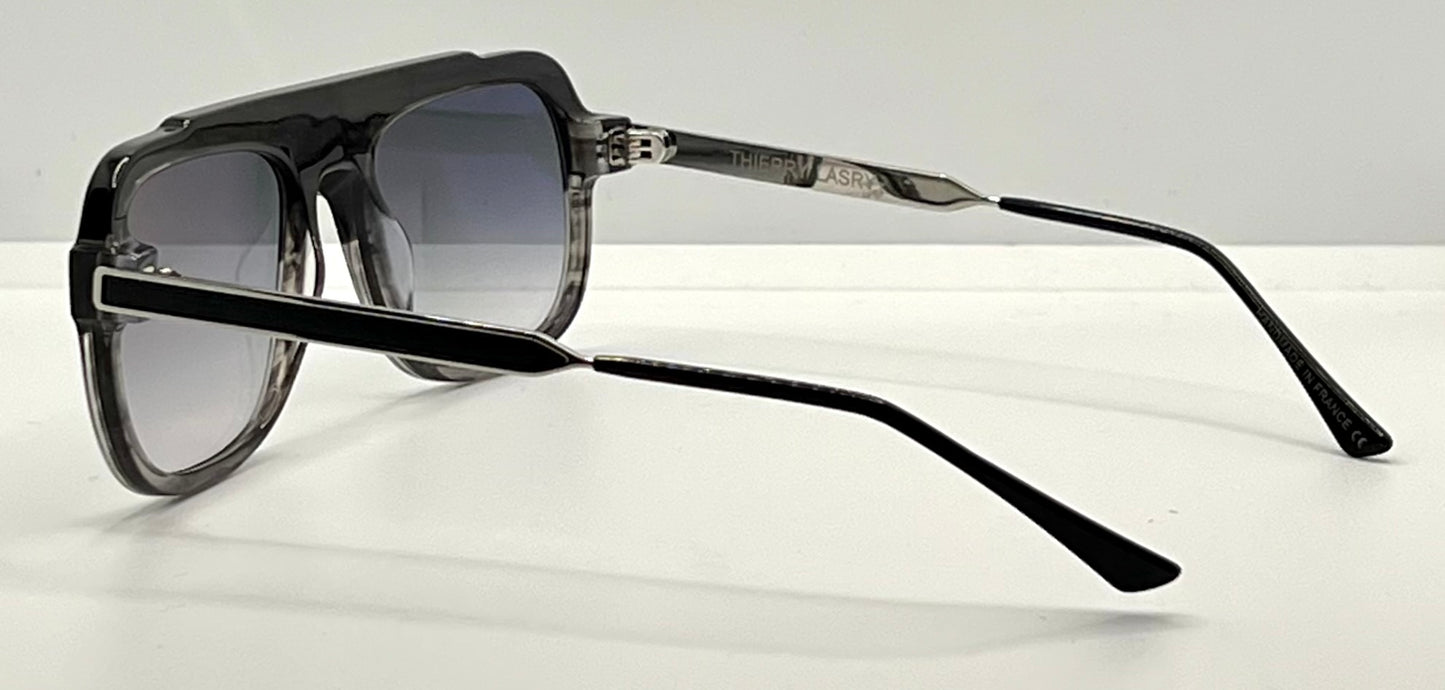 Thierry Lasry Bowery 1001 Black Grey Gradient Sunglasses 55-20-140 – Full Kit