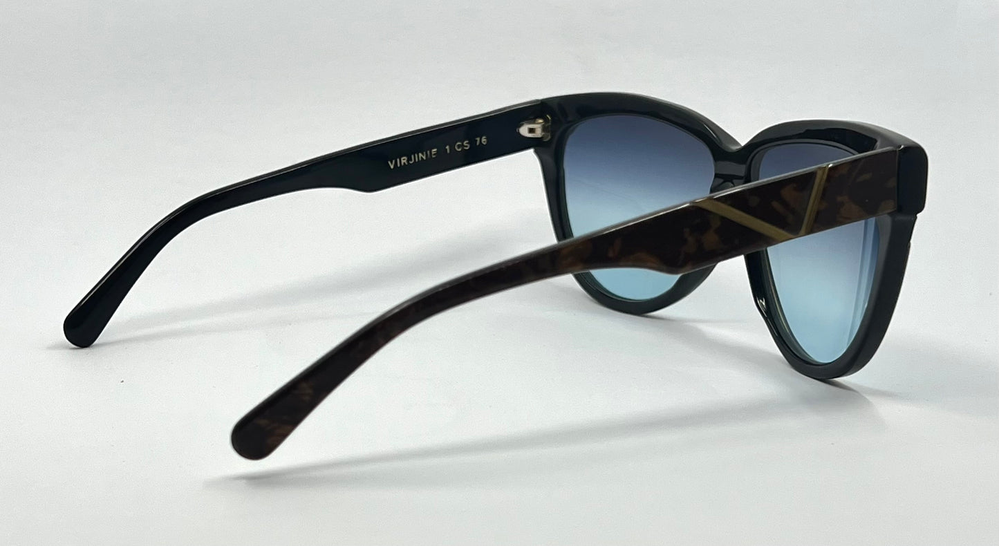 France Look VIRJNIE 1 CS 76 Vintage Sunglasses w/New Gradient Tinted Custom Lenses-Unworn