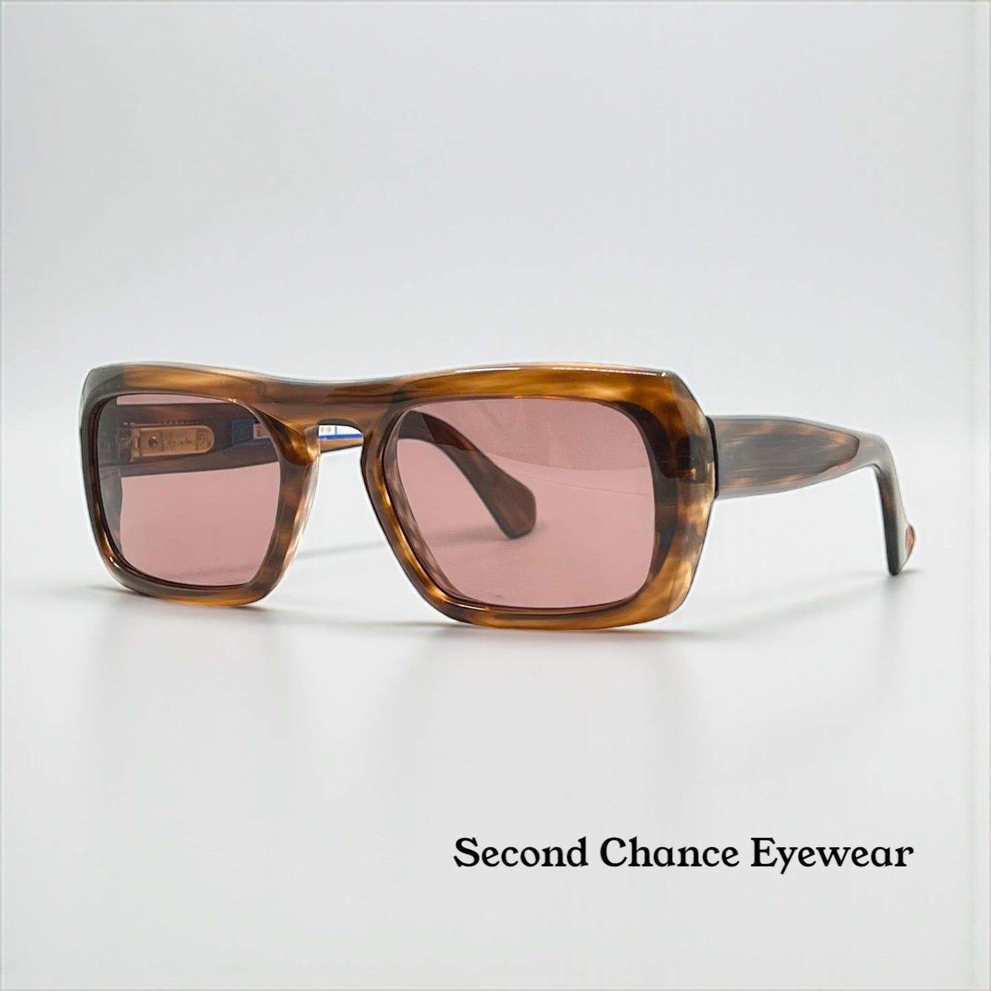 Rodenstock Exclusiv 317 Havana Vintage Sunglasses-New Rose/Brown Tinted Custom Lenses