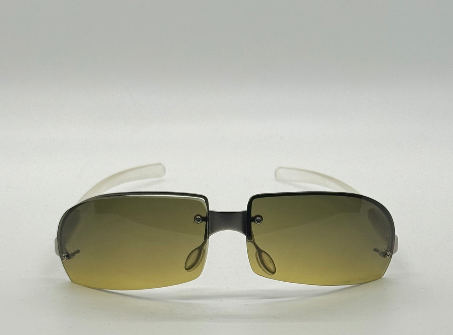 Prada SPR 72A Vintage Shield Sunglasses-Gradient Lenses-Y2K-Italy-Deadstock/New