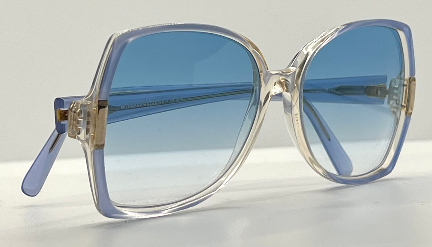 Silhouette M1153/20 C2720 Vintage Sunglasses w/New Ocean Blue Custom Gradient Lenses-Unworn 56mm-Austria