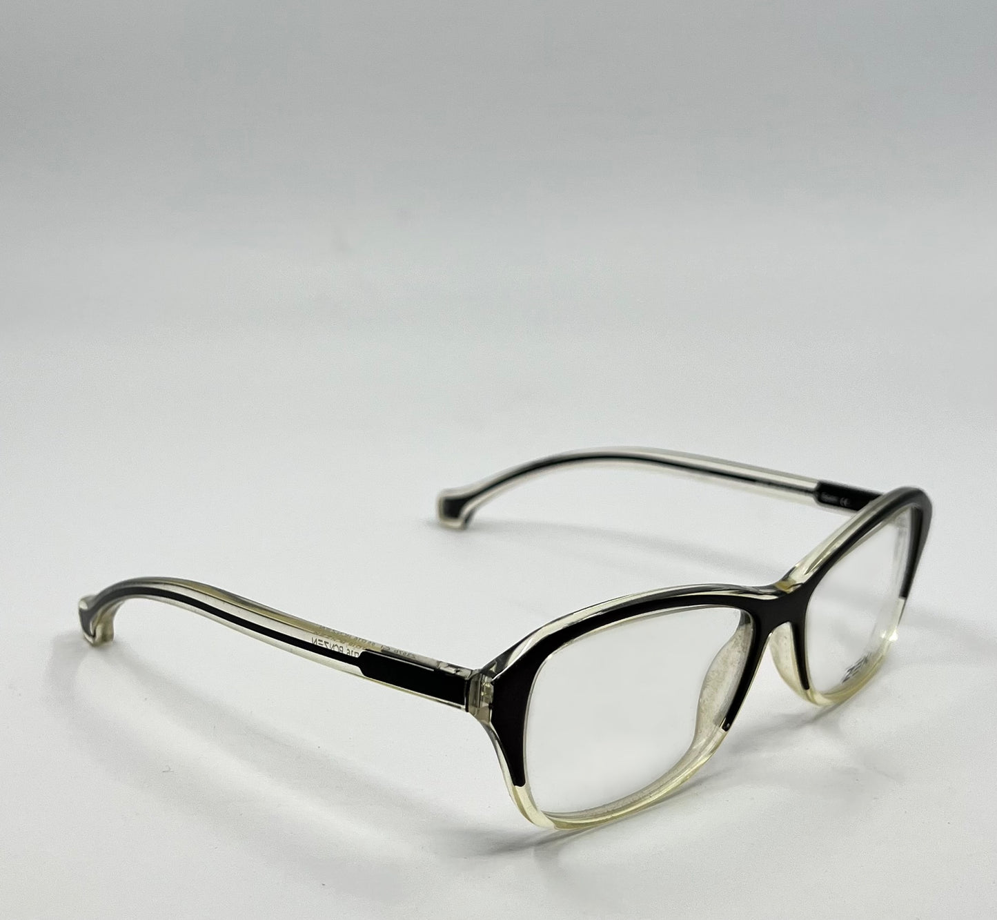 Zen Barcelona Z357b C.1 Eyeglass Frames 55-16 Black/Clear – New, Full Kit