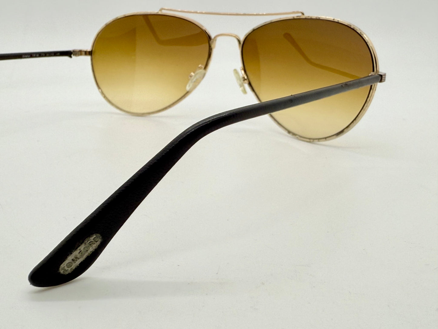 Tom Ford FT0144 77F Shelby Bond Sunglasses – Full Kit – Gold – Deadstock