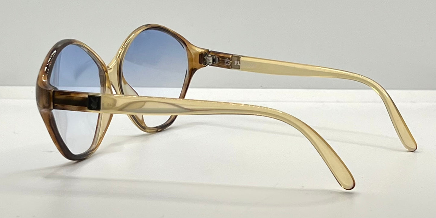 Playboy 4548 80 Vintage Sunglasses w/New Sky Blue Gradient Custom Day/Night Tinted Lenses-56mm