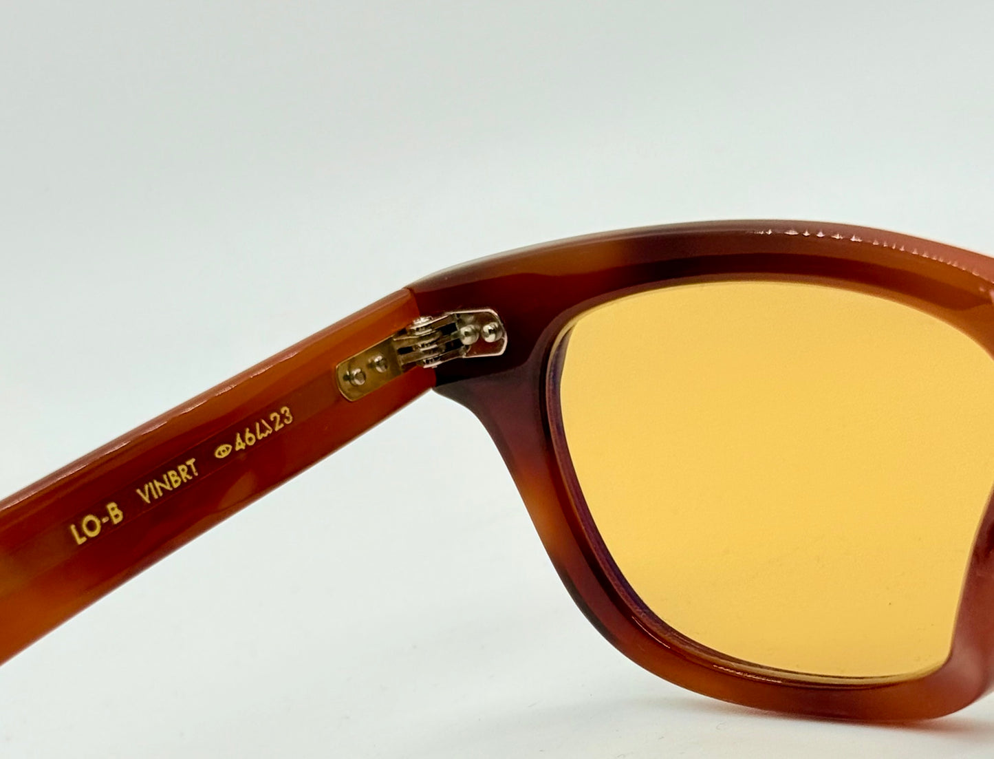 Garrett Leight California Optical LO-B VINBRT 46-23 Full Kit-New/Unworn -Discontinued