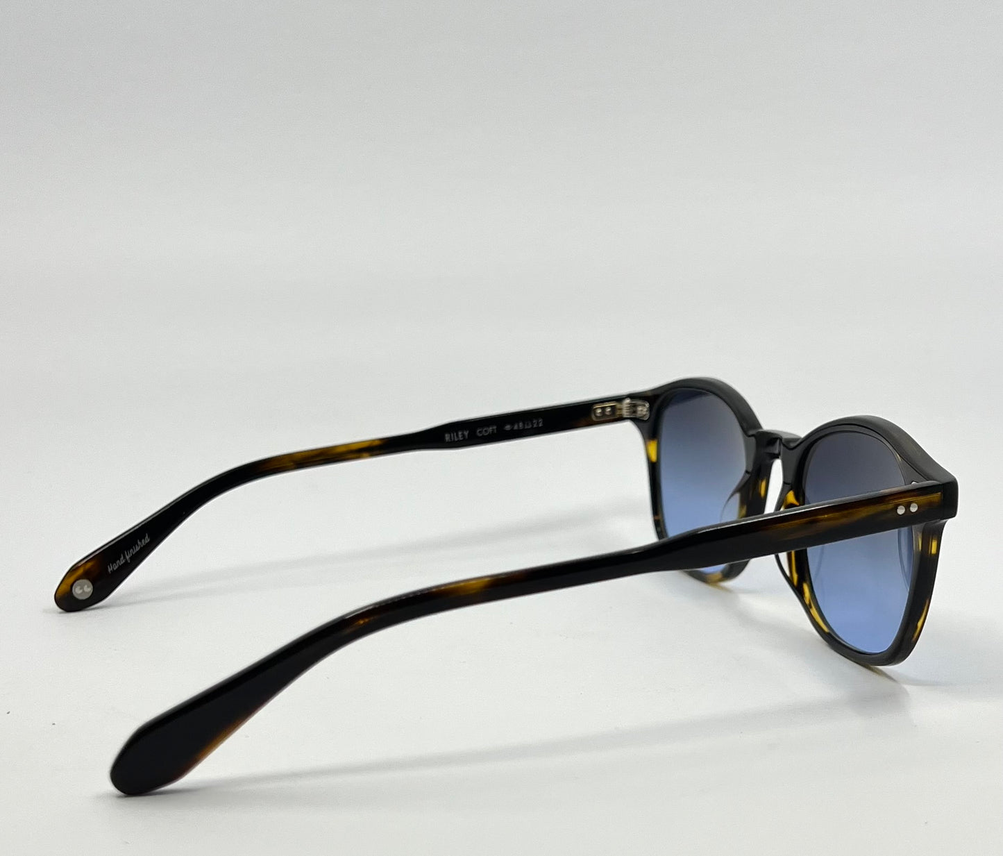 Garrett Leight California Riley COFT Sunglasses w/New Gradient Tinted Custom Lenses-Full Kit