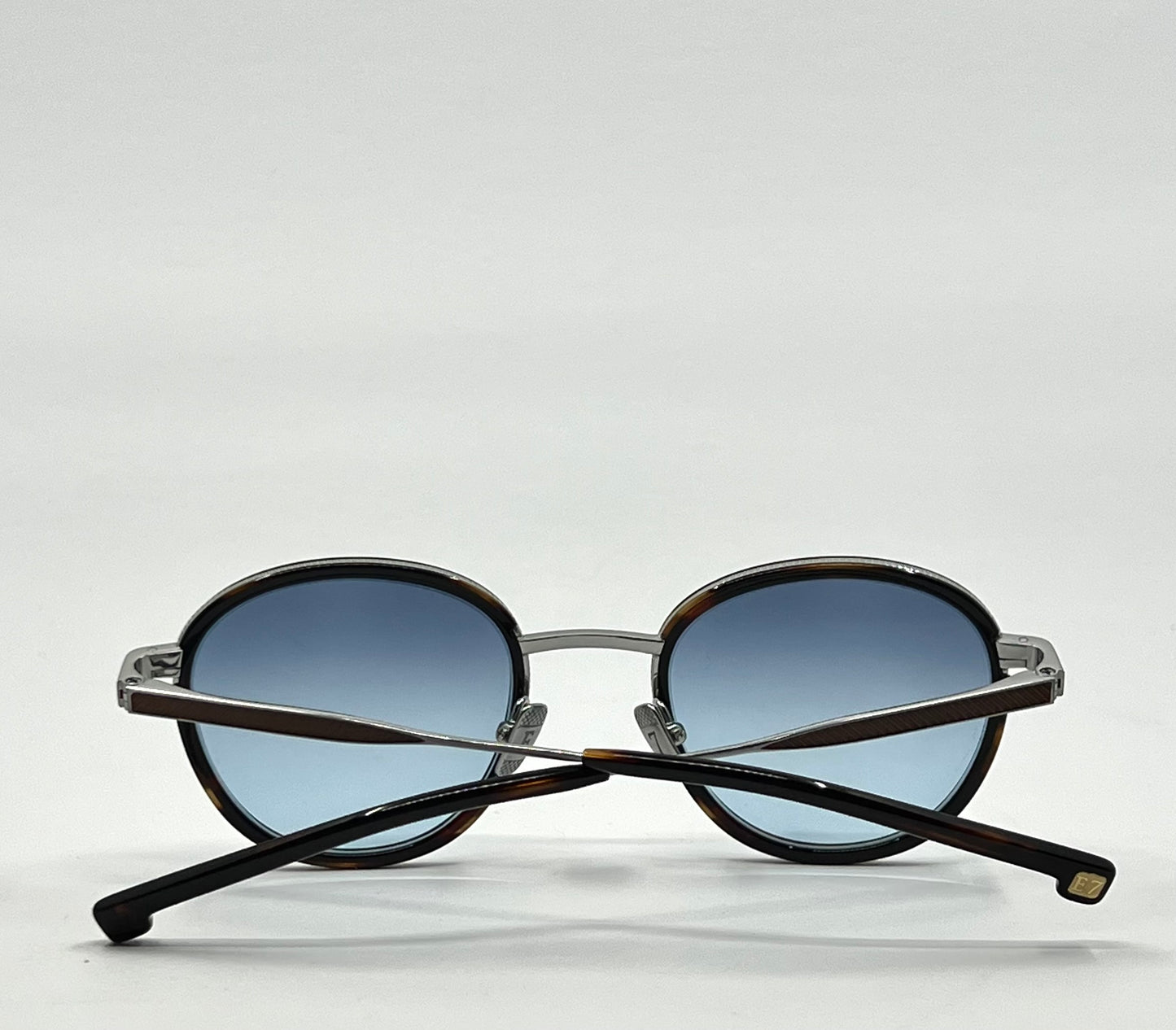 Entourage of 7 “Robbie” Titanium Sunglasses w/New Gradient Tinted Custom Lenses-Full Kit/Unworn