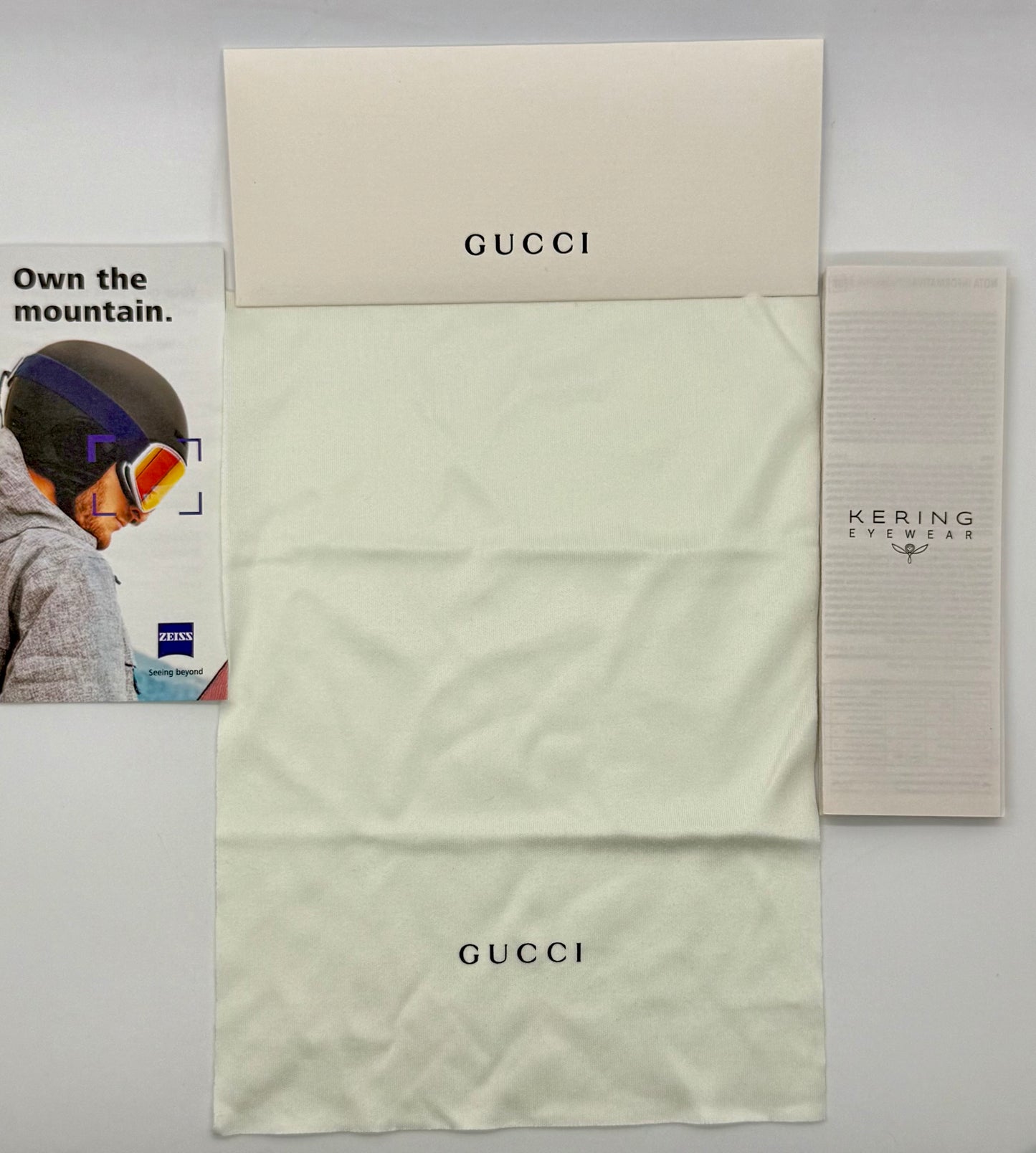 Gucci Web Stripe Ski Goggles-Black GG Logo-Deadstock Full KitaAlpine Capsule-Rare