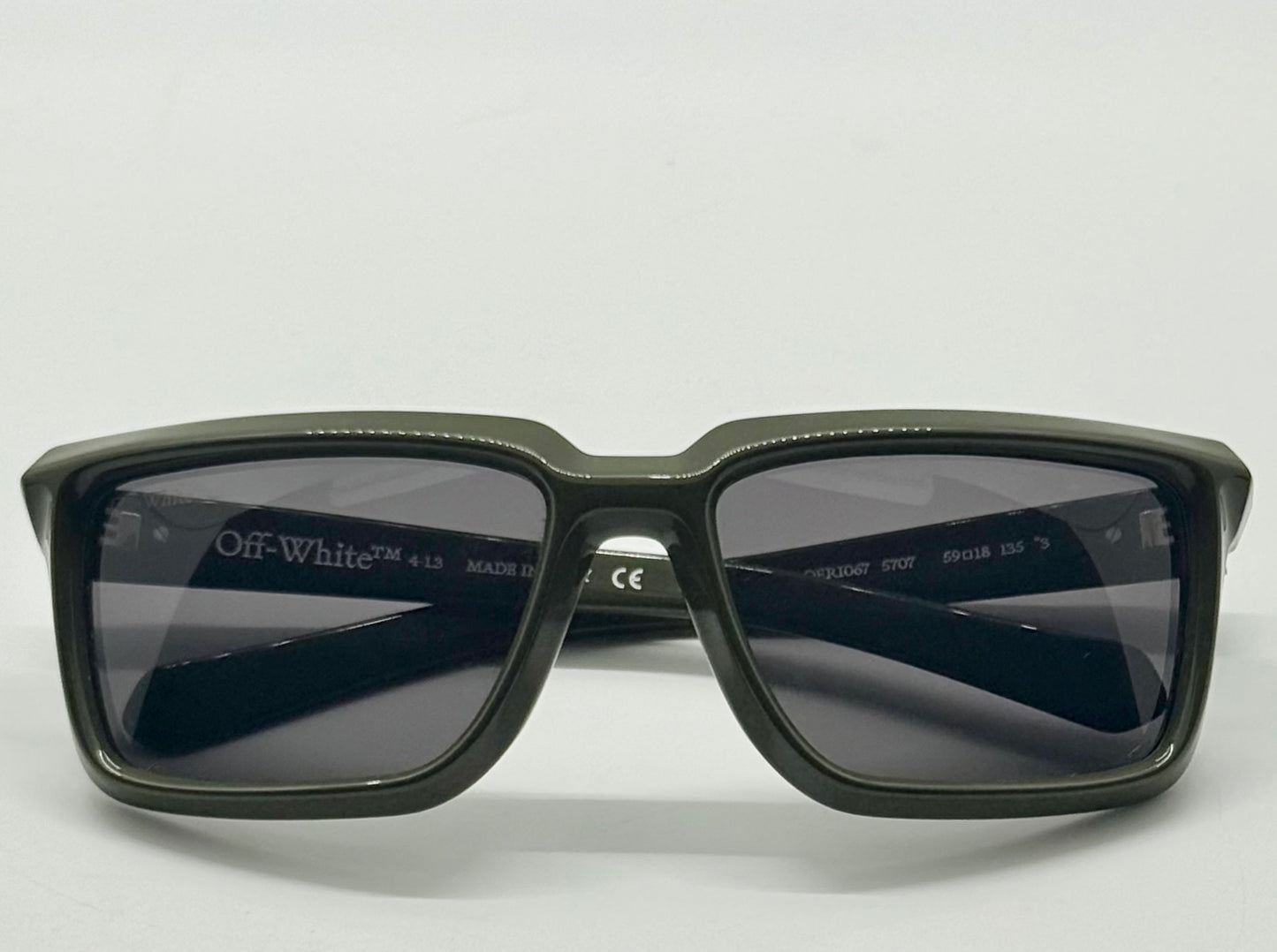 Off-White™ OE RI067 5707 GREEN Sunglasses-Rare Colorway-New/Unworn-Full Kit-59mm