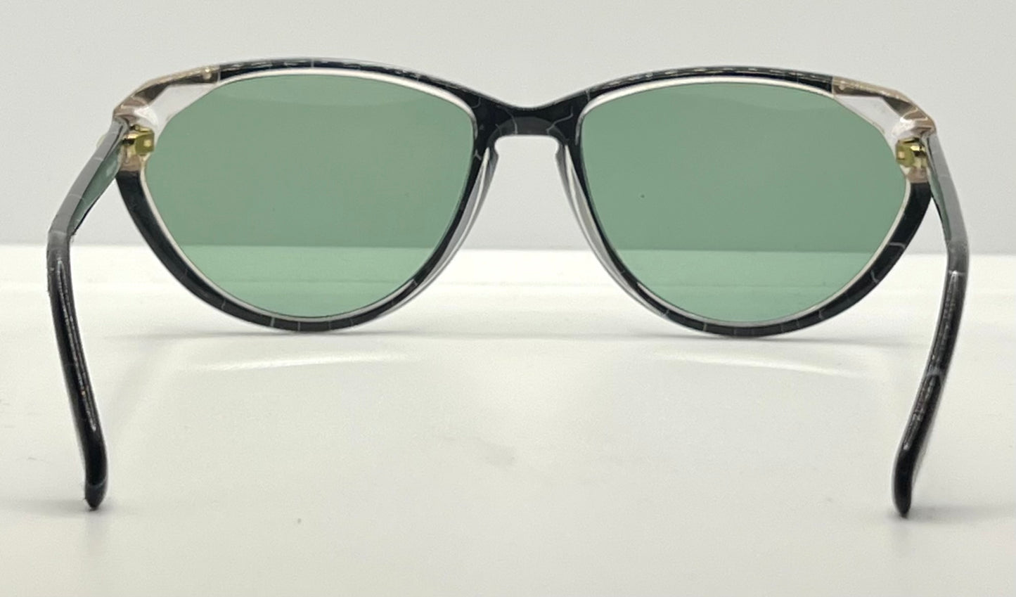Silhouette M1298 Vintage Sunglasses Black Marble w/New Custom Lenses-Austria