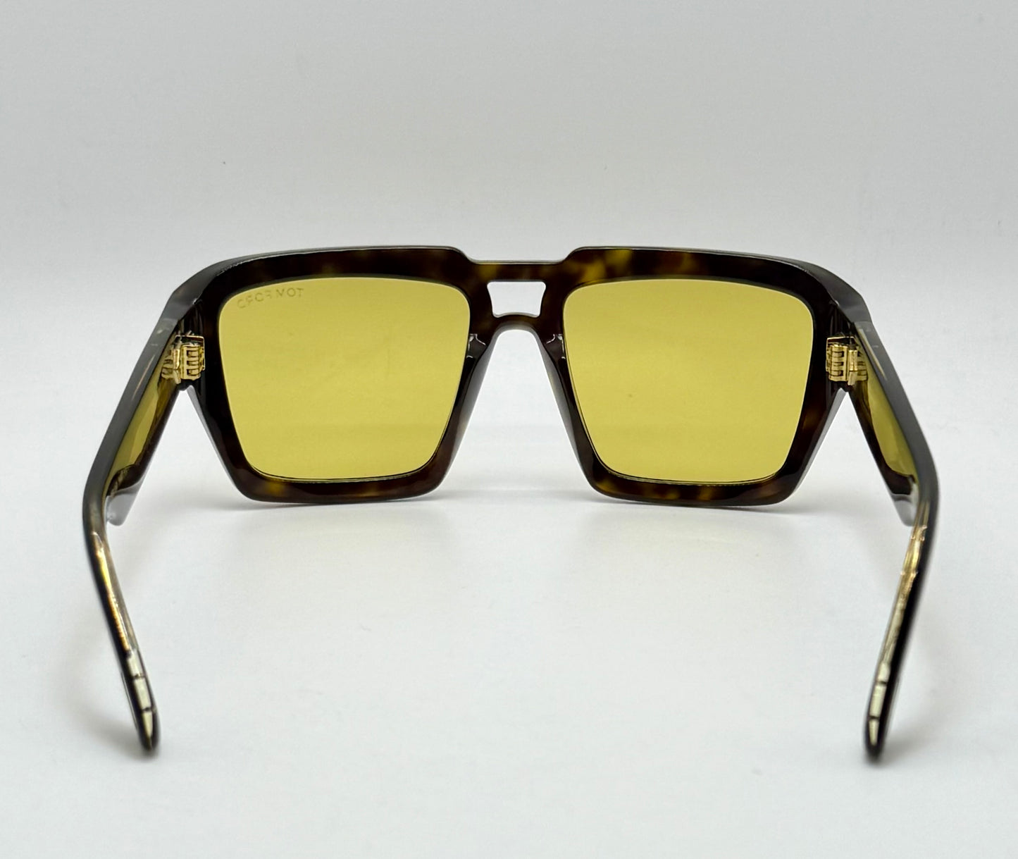 Tom Ford TF1202 52E ICON Collection Sunglasses-Zeiss Yellow Lenses-Full Kit-New