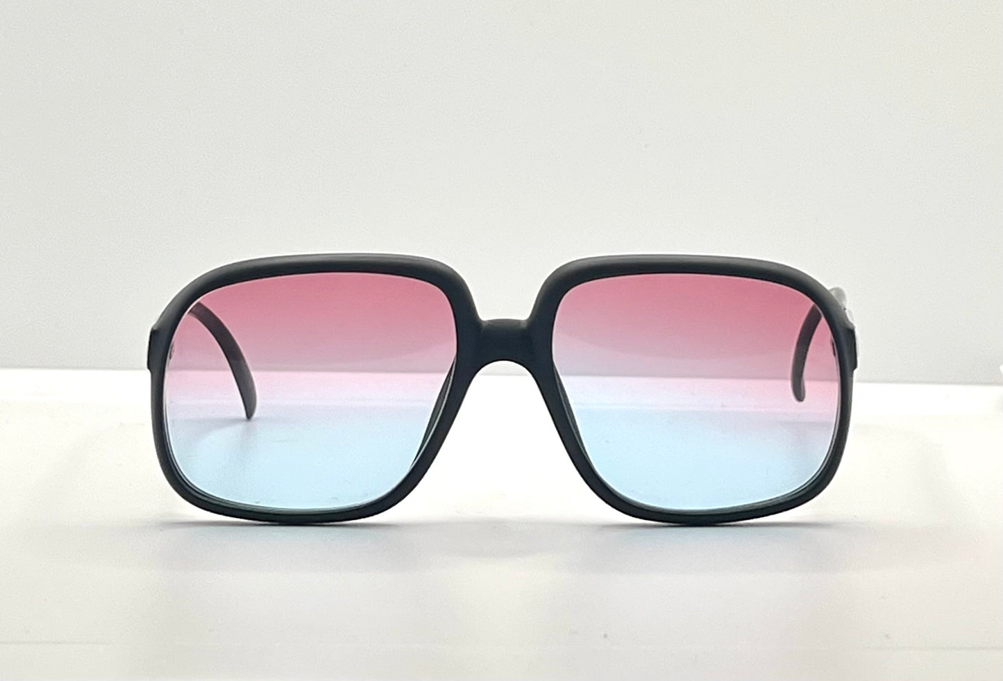 COBRA 3038 Vintage Optyl Sunglasses w/ New, Custom Rose to Ice Blue Gradient Lenses-Deadstock-Austria