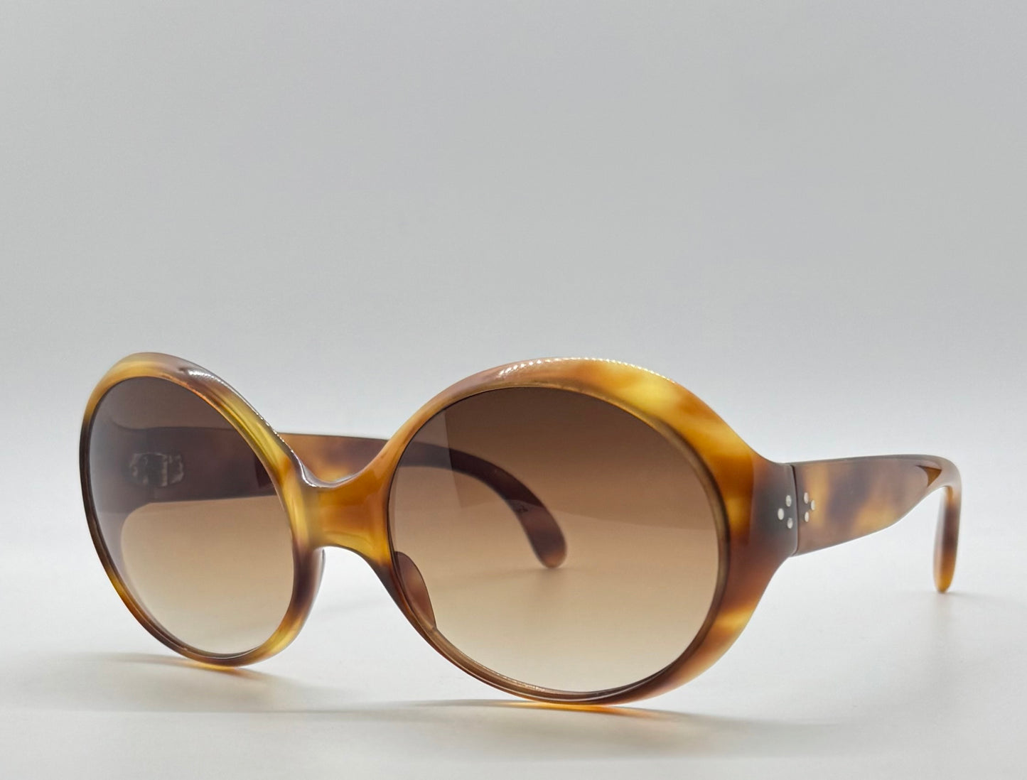 V. Laba Paris 2308-1960s French Artisan Sunglasses w/ New, Custom Berko’s Designs Gradient Lenses