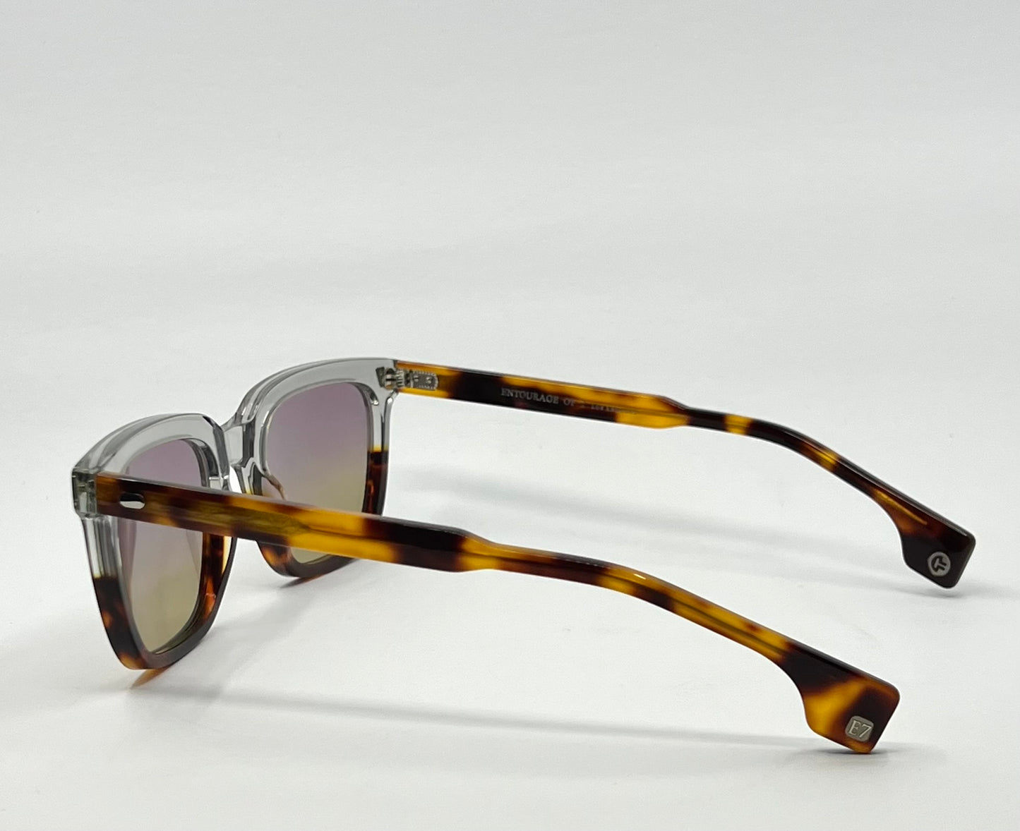 Entourage of 7 Los Angeles “Harrison” w/New Grey to Yellow Custom Gradient Lenses-Handmade in Japan