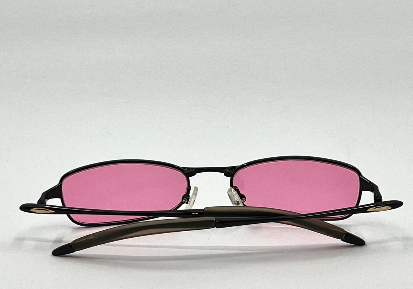 Oakley Straight Line 2.0 11-729 Vintage Sunglasses w/New Solid Pink Custom Tined Lenses-NOS/Unworn