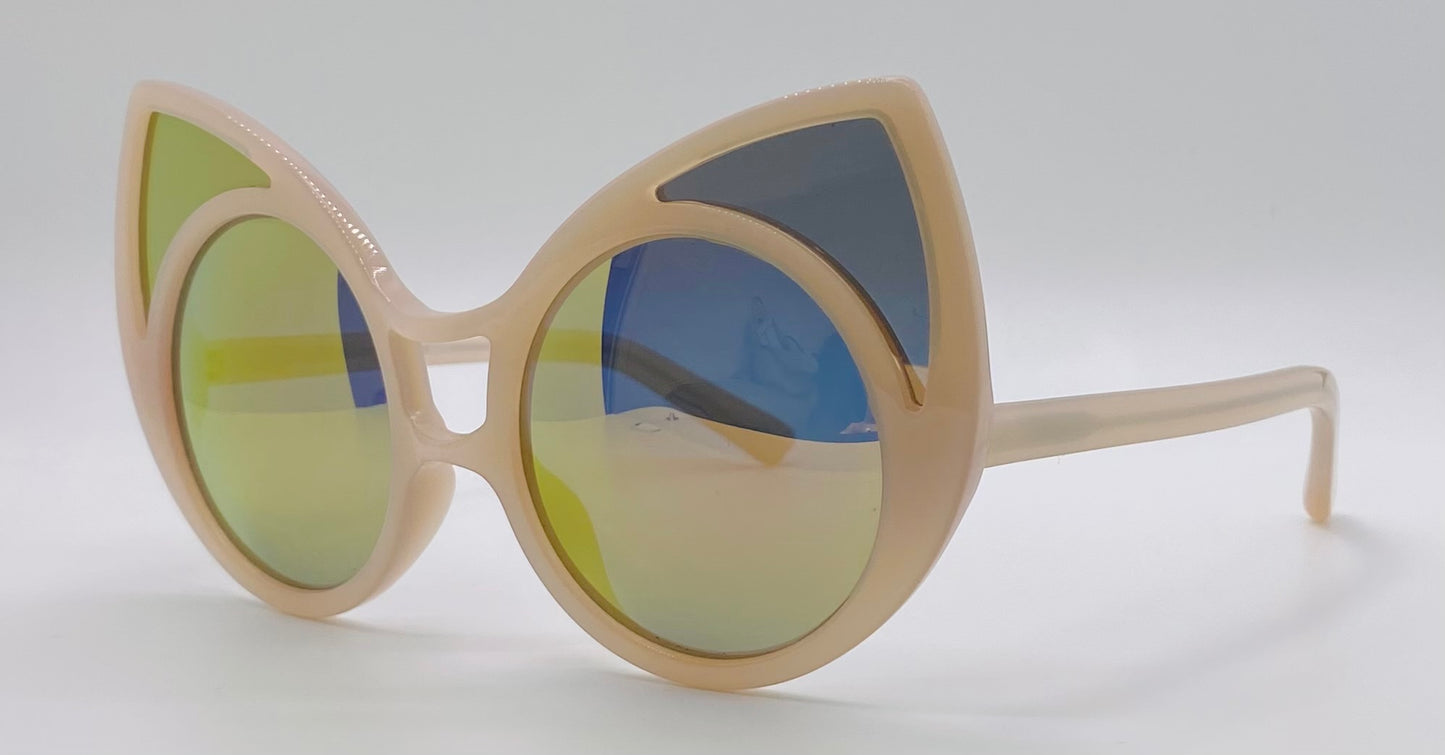 Linda Farrow Gallery x Khaleda Rajab & Fahad Almarzquq KR/1/10 Cat-Eye Sunglasses – CAT 3 Lenses, Made in Japan