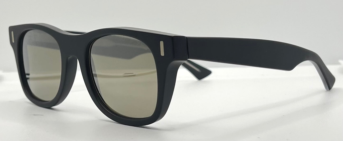 Cutler and Gross 1339 C04 Sunglasses-Matte Black-52mm-Full Kit-New/Unworn-Italy