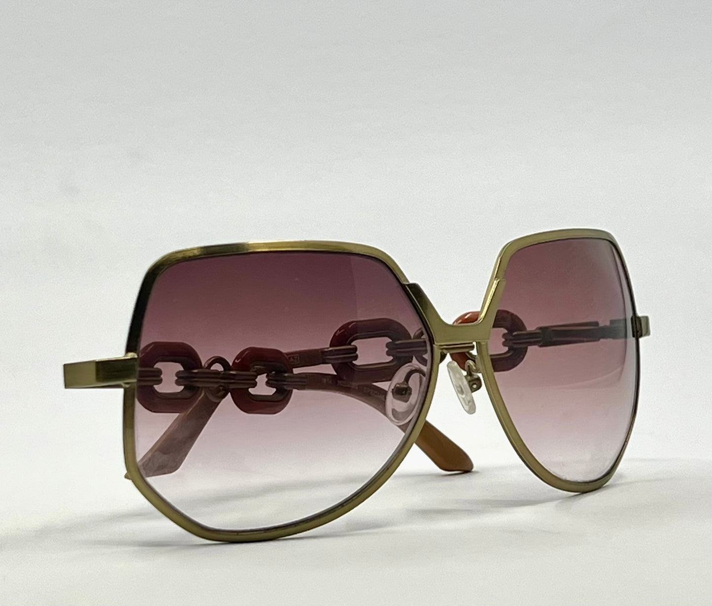 (Missoni Special Edition MI66603 Sunglasses Gold Chain 63-14 Deadstock