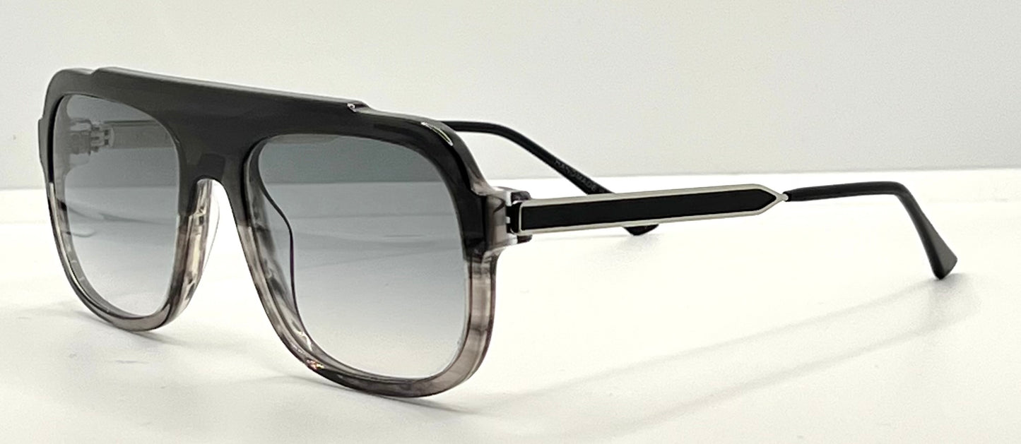 Thierry Lasry Bowery 1001 Black Grey Gradient Sunglasses 55-20-140 – Full Kit