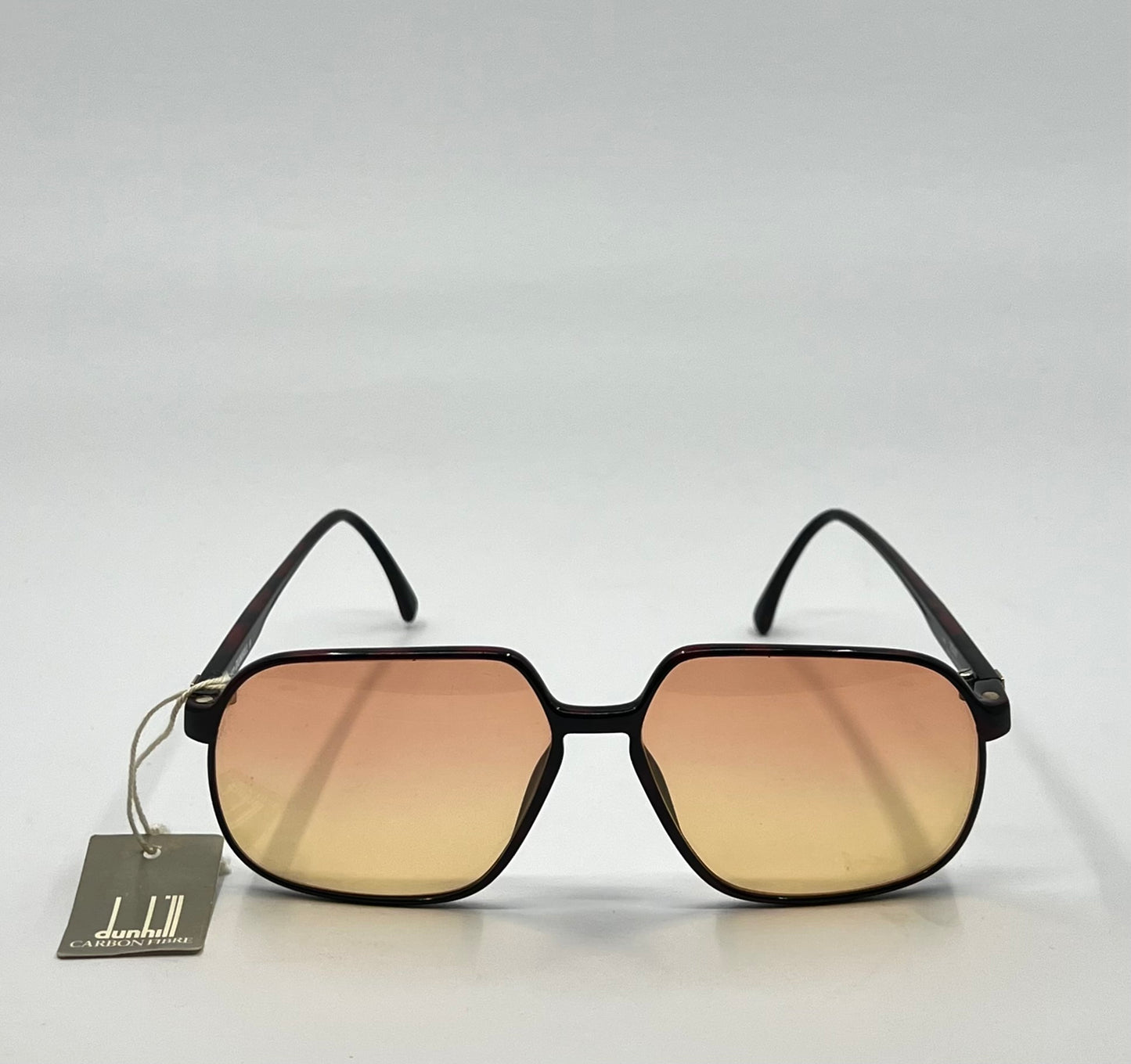 Dunhill 6106 Carbon Fibre Vintage Sunglasses Vintage w/New, Custom Lens + Original Cylindrical Case