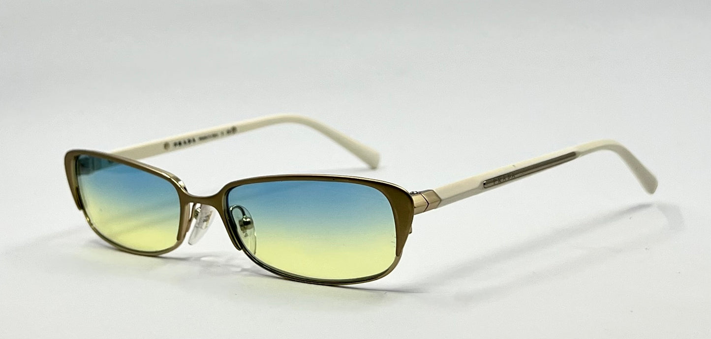 Prada Vpr 54O Deadstock Vintage Sunglasses W|New Gradient Custom Tinted Lenses
