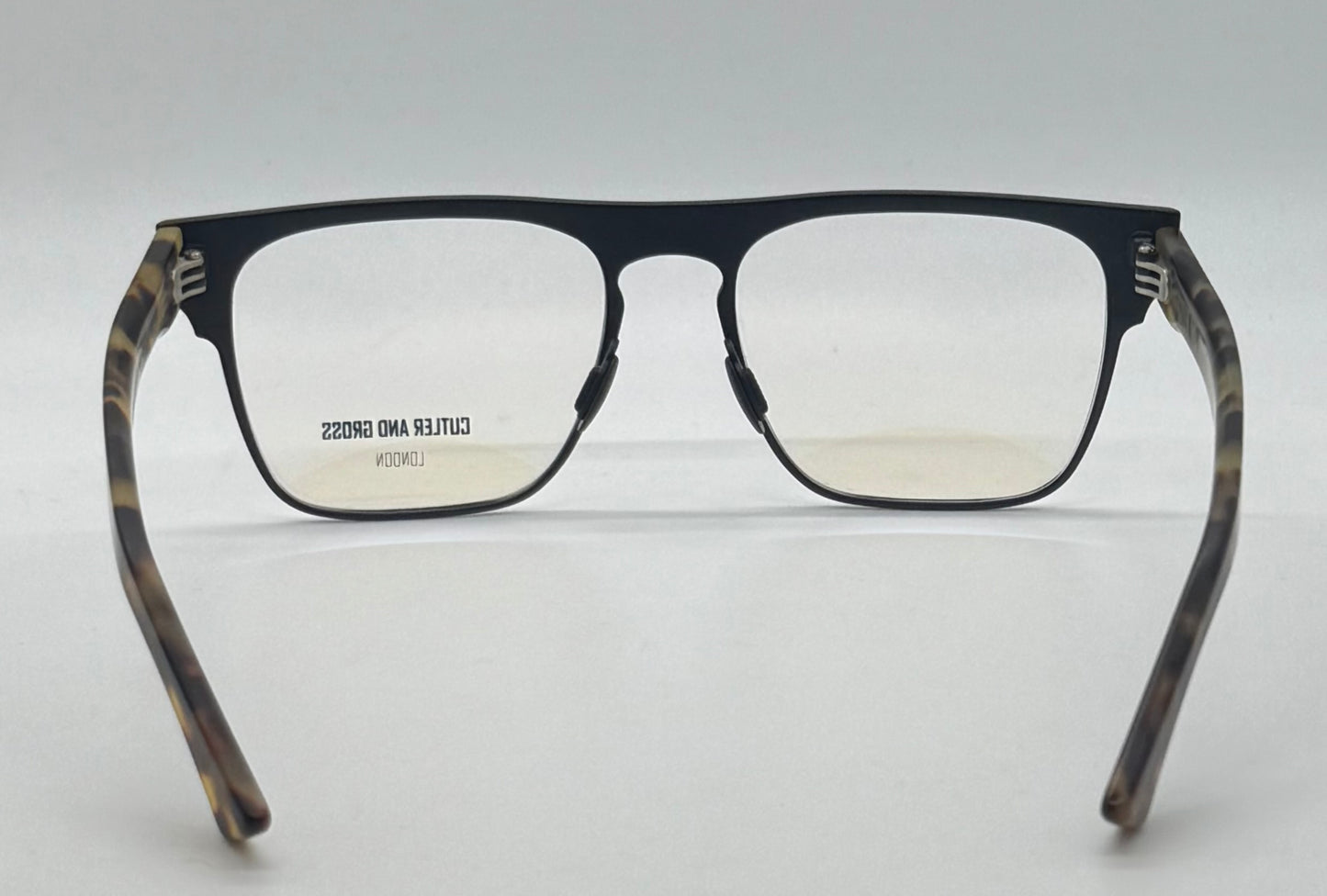 Cutler and Gross CGOP1366-03-Matte Black/Tortoise-56mm-Handmade in Italy-Full Kit