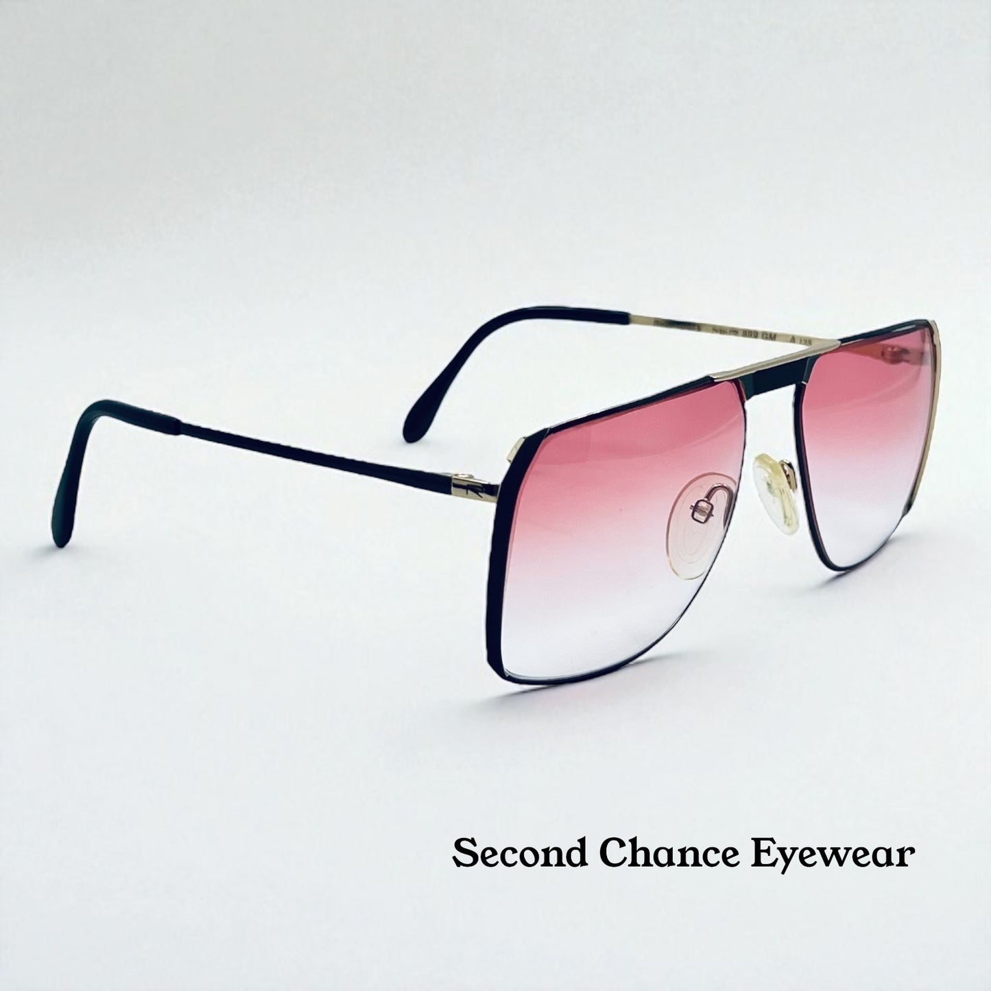 Rodenstock-Mr. R 889 GM Vintage Sunglasses w/New Gradient Pink Custom Day/Night Tint-60mm