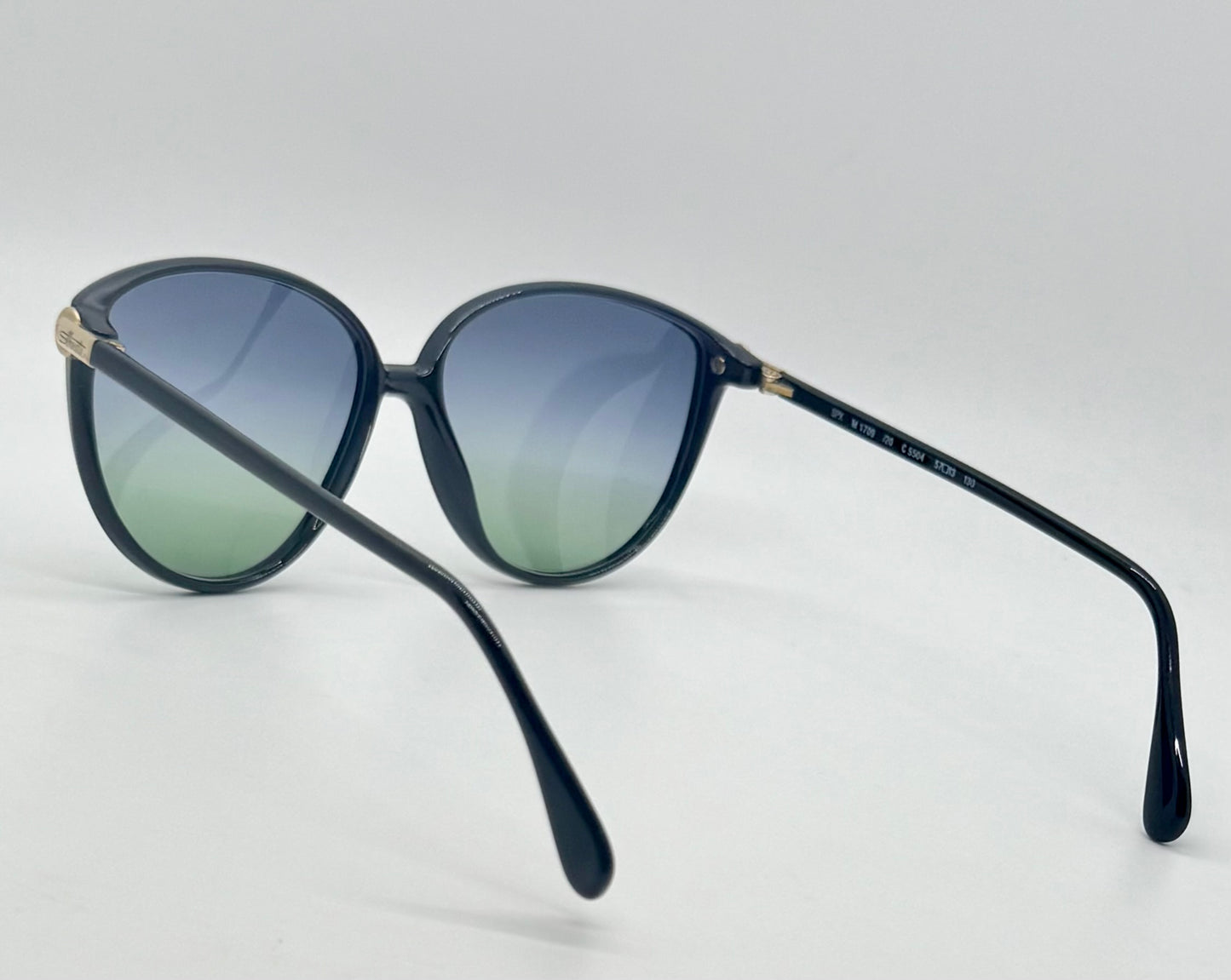 Silhouette M 1709 C 5504 Vintage Sunglasses w/New Blue-to-Green Custom Gradient Lenses