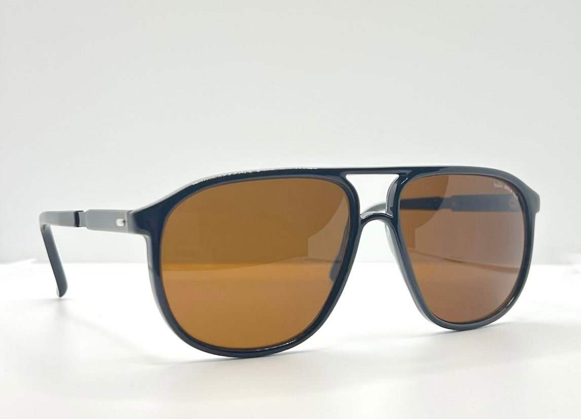 Bolle IREX 100 377 Vintage Sunglasses France-Glass Brown Lenses-Deadstock-56mm