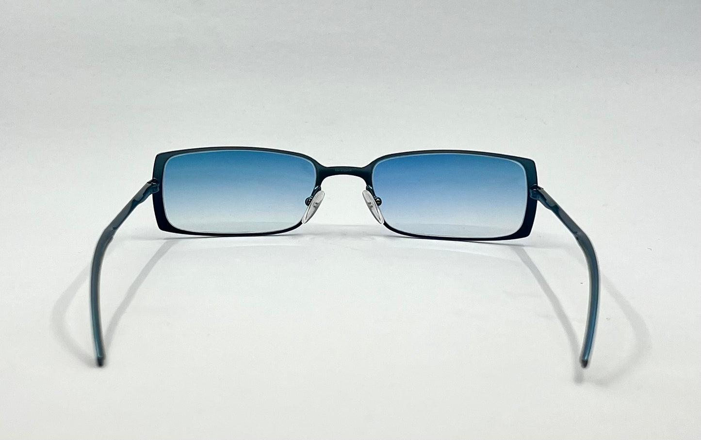 Christian Dior CD 3601 58U Metallic Blue Vintage Sunglasses w/New/Custom Gradient Lenses