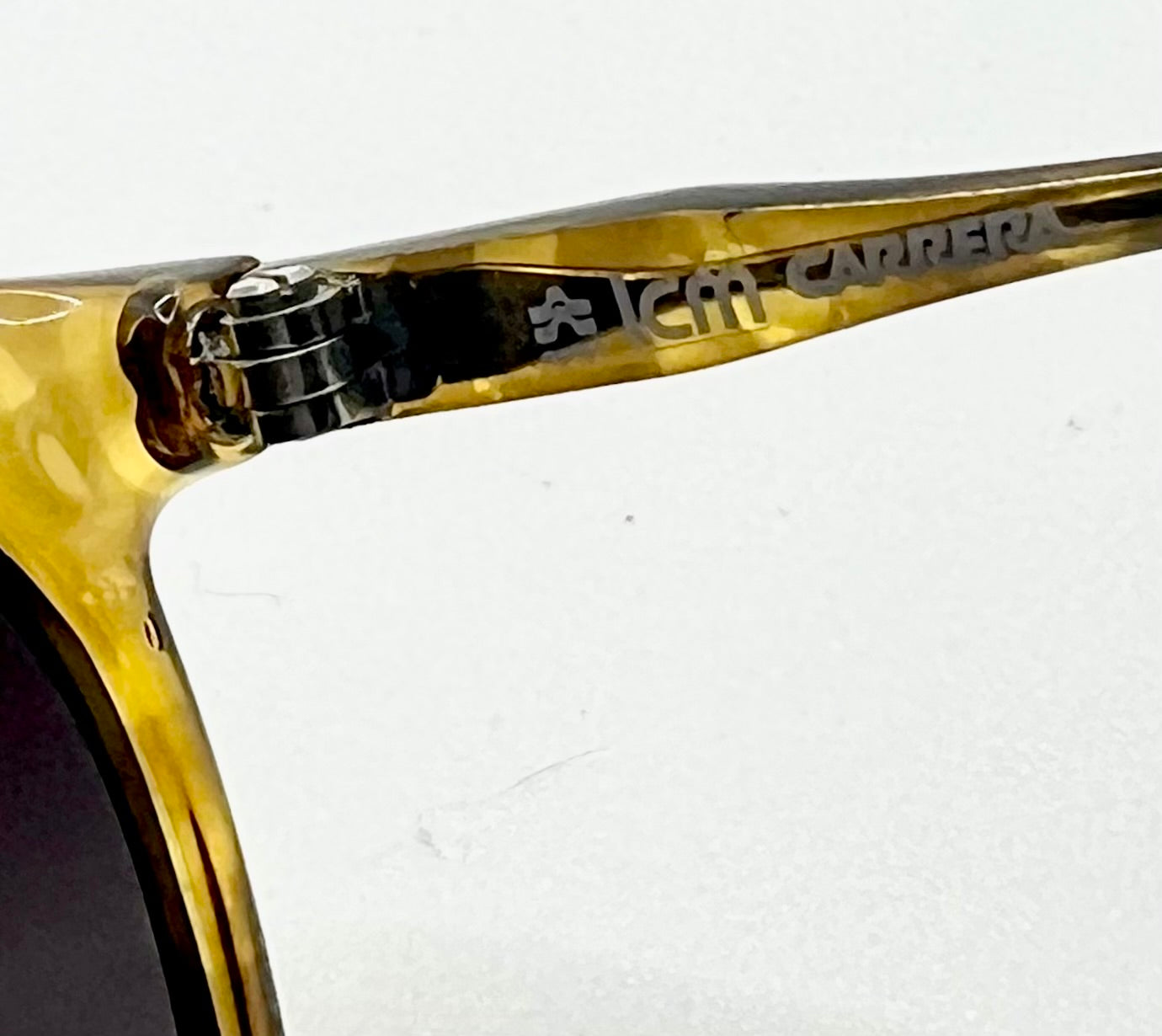 Carrera 5332 12 Vintage Sunglasses-Amber Aviator w/ New Custom Gradient Lenses