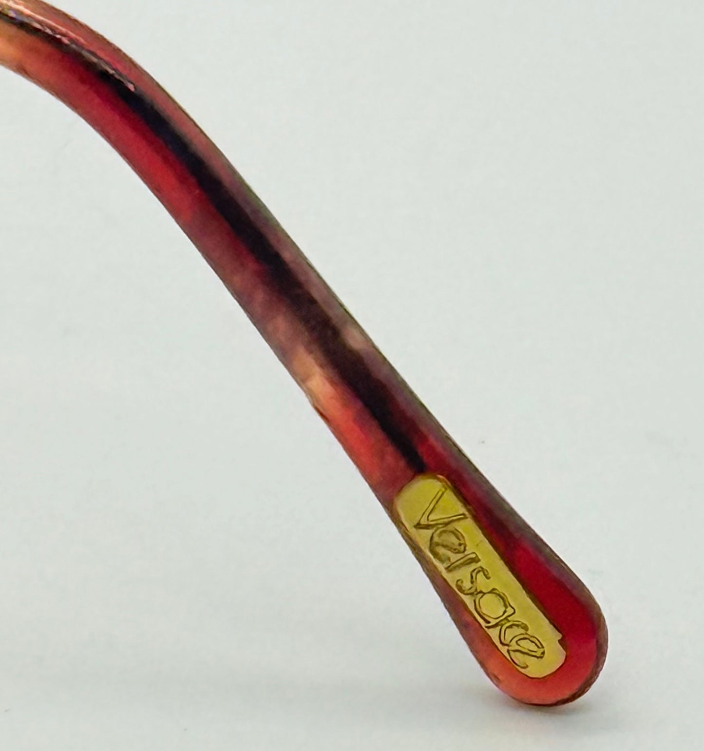Versace 312/S Red Tortoise Vintage Sunglasses w/New Custom Lenses-52mm-Italy-Unworn
