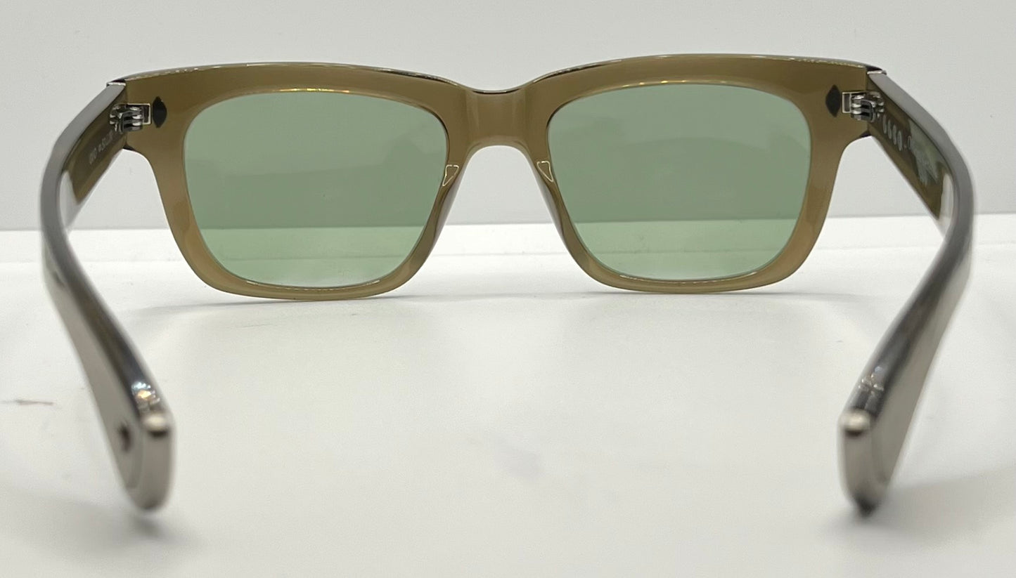 Garrett Leight x Officine Générale OLIO 50mm Sunglasses w/New Mint Custom Lenses-Unworn/Full Kit
