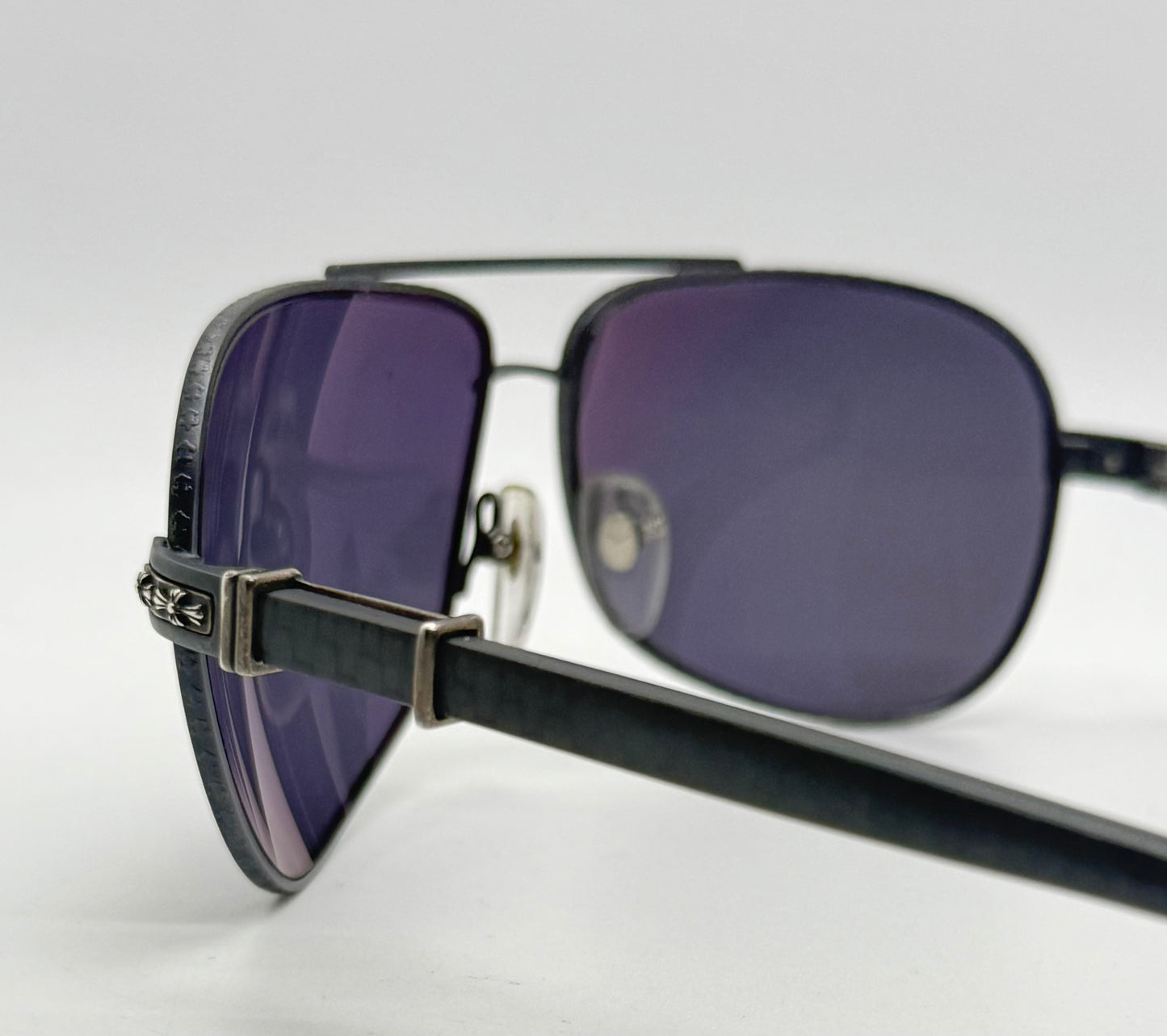 Chrome Hearts Grand Beast II Sunglasses – Frost Mirror Lenses – Full Kit – Rare
