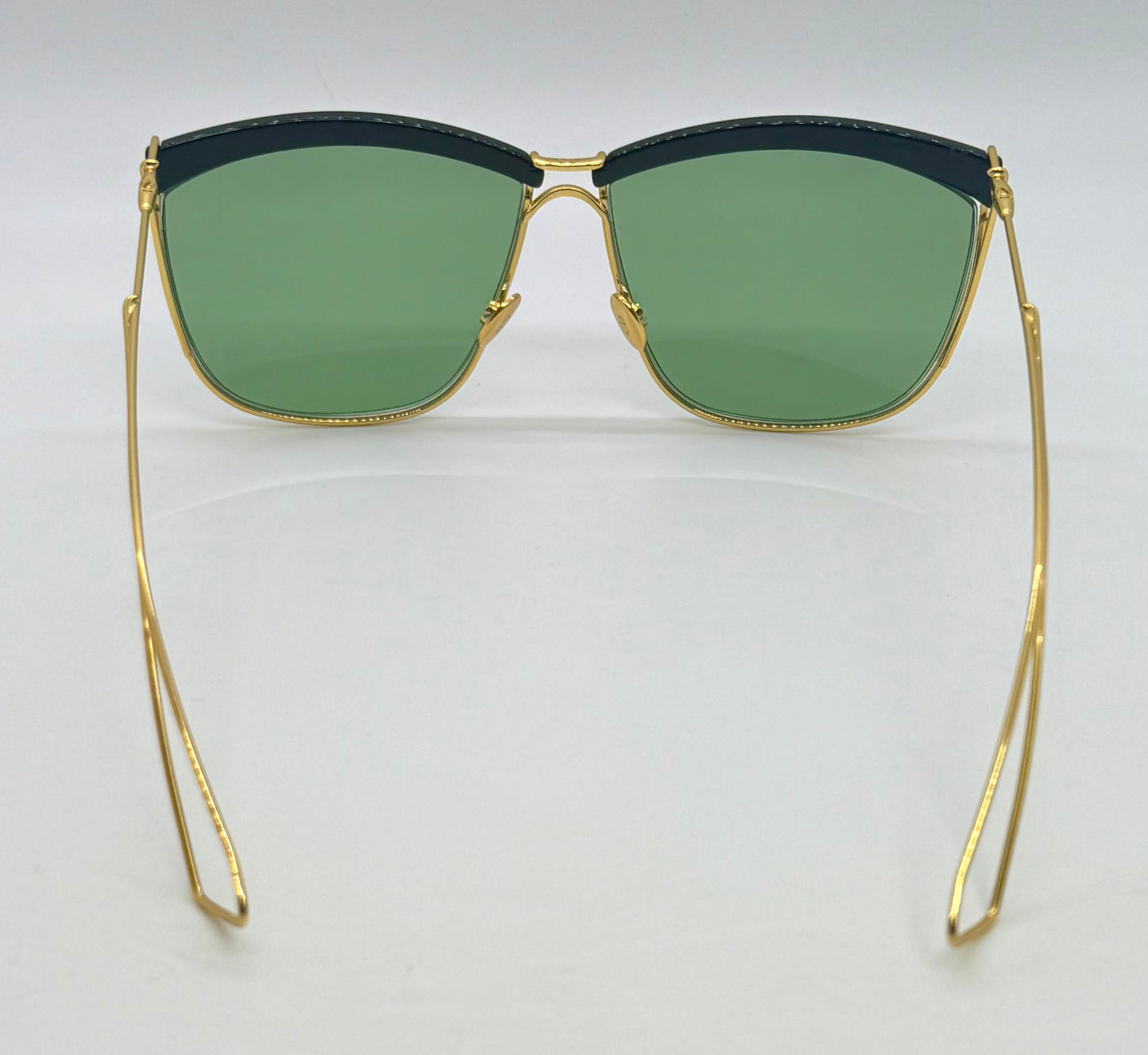 DiorSoElectric Rare Gold Green Sunglasses-Full Kit Authentic-Deadstock/New
