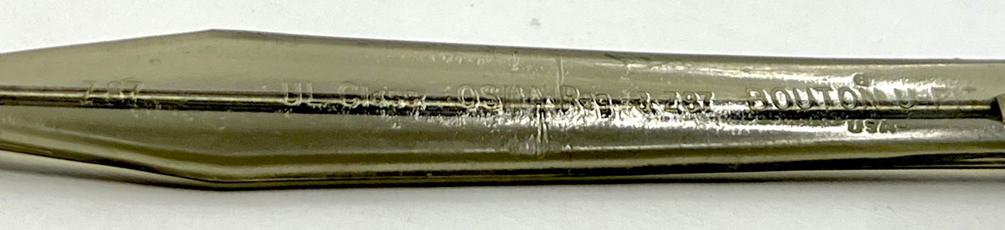 Bouton U-Fit-6 Z87 Safety Glasses USA-Original Green Mineral Glass Lenses-Vintage 1950s