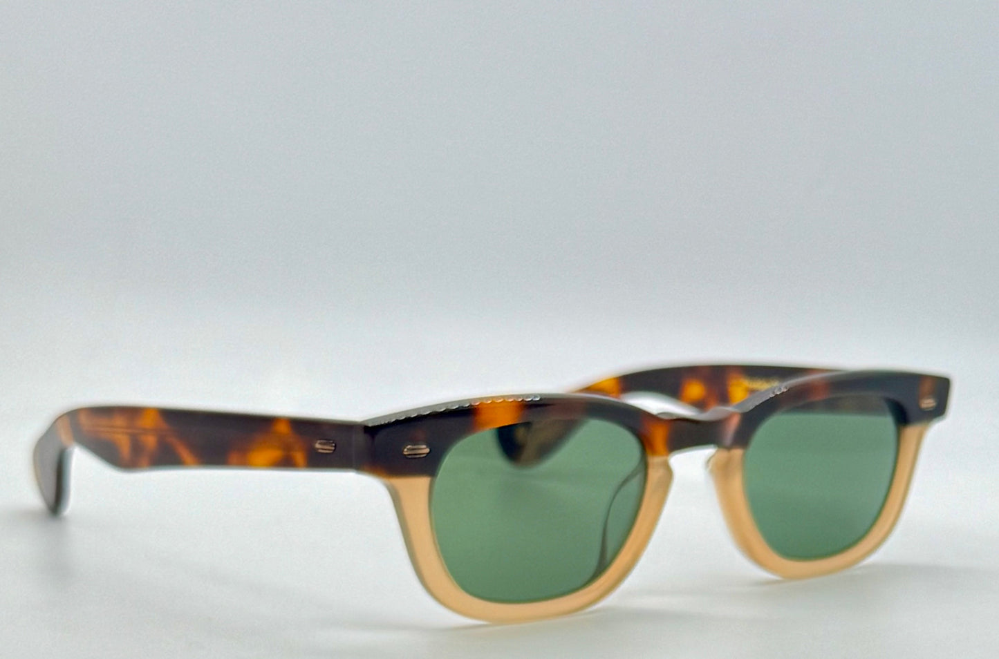 Garrett Leight LO-B Cap Sunglasses 46-23/Premium Glass-Tortoise-New/Unworn-Full Kit