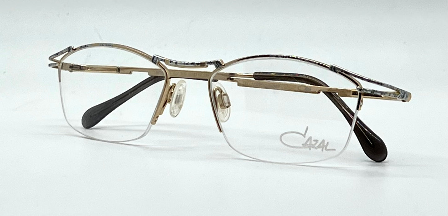 CAZAL 409 Col. 820 Vintage Eyeglasses-Made in Germany-Unworn/Deadstock-51mm