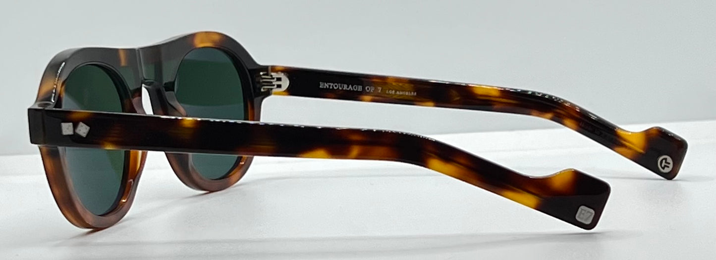 Entourage of 7 Decker 48-26-145 Tortoise Sunglasses – Brand New/Unworn – Full Kit