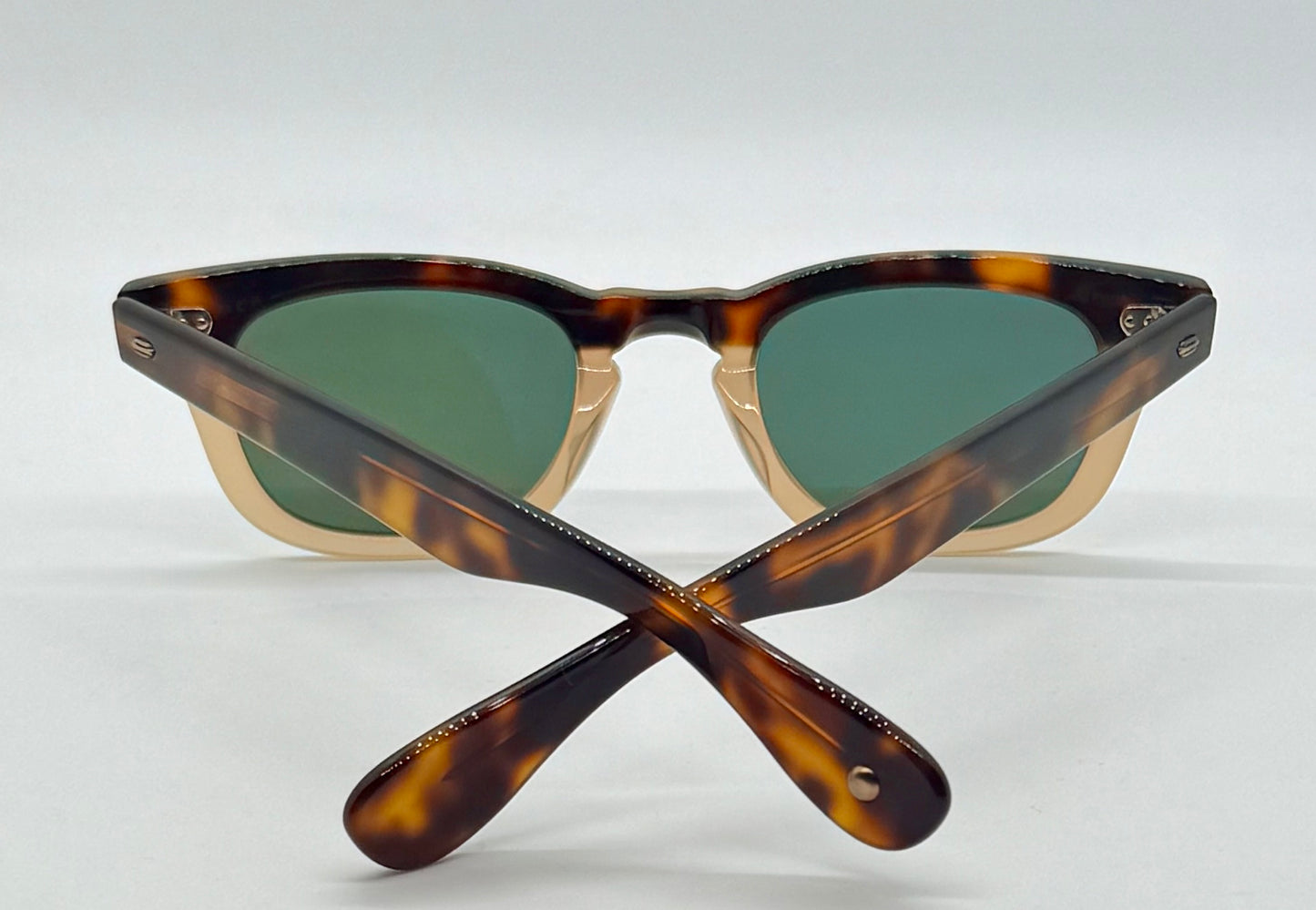 Garrett Leight LO-B Cap Sunglasses 46-23/Premium Glass-Tortoise-New/Unworn-Full Kit