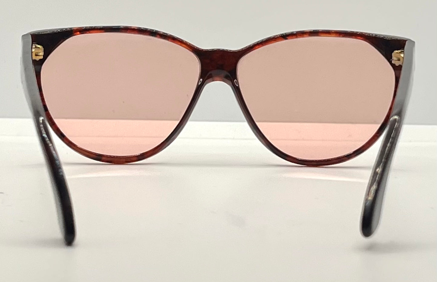 Galileo PLD-14 Vintage Sunglasses w/New, Pink Tint Custom Lenses-57mm-Italy-Unworn