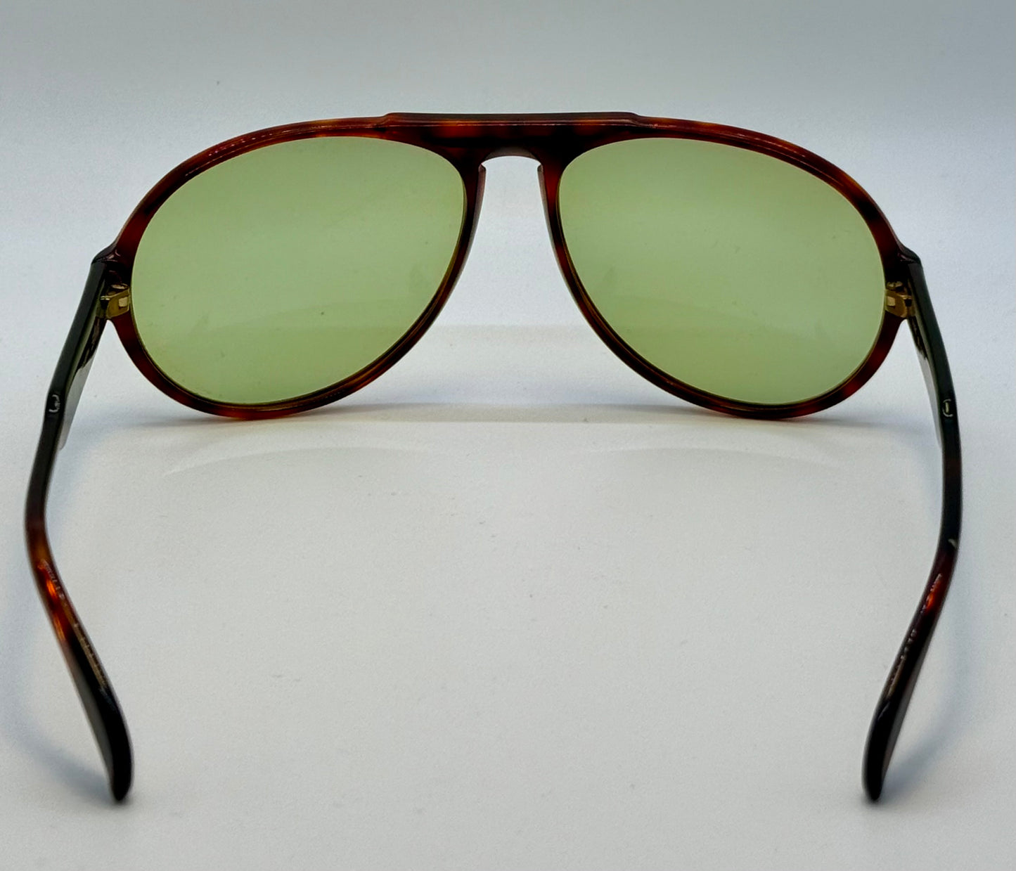 Vintage Silhouette M2095 Keyhole Aviator-Tortoise Acetate & Custom Olive Drift Lenses